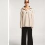 4th Arq Lennox Half Zip Fleece in Ecru Image 5