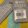 Brand New Oliver Bonas Yellow / Aqua Striped Beaded Crossbody Bag Image 3