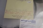 Smokey Robinson signed page with Coa