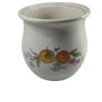 Cloverleaf Peaches and Cream Biscuit Jar / Barrel 16Cm Tall (Missing Lid) Image 2