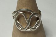Handmade sterling silver ring size N1/2