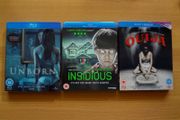 The Unborn, Insidious and Ouija Blu Rays