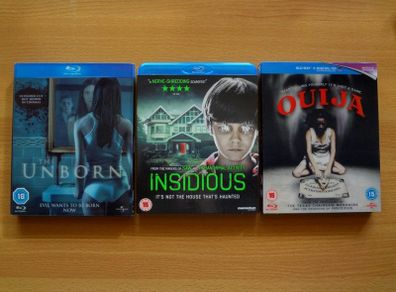 The Unborn, Insidious and Ouija Blu Rays