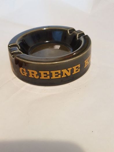 greene king advertising ashtray ,,prefect condition collectors item,by wade, price includes post to anywhere in ireland thank you,,