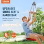 Zipline Kit for Kids and Adult, 65 ft Zip Line Kits Up to 500 lb, Backyard Outdoor Quick Setup Zipline, Playground Entertainment with Zipline, Nylon Safety Harness, Seat, and Handlebar Image 2