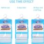 Wardrobe Dehumidifier Hanging Bags,10 PACKS Moisture Absorber Deodorate Moistureproof Desiccant Use for Kitchen Bathroom Wardrobe,Closet Dehumidifier Bags (FREE POSTAGE) Image 3