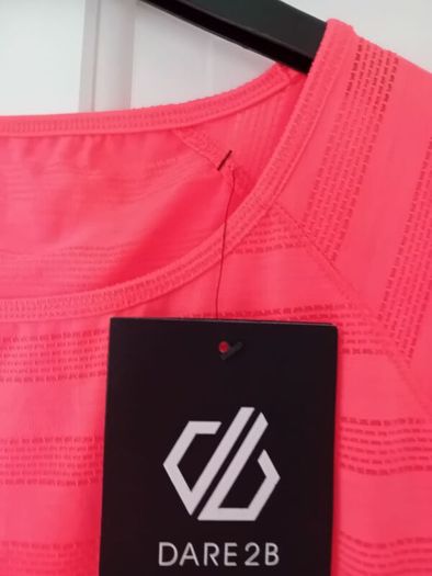 Womens Dare2B Quick Dry TShirt - Size 12 - Fiery Coral - BNWT RRP 30