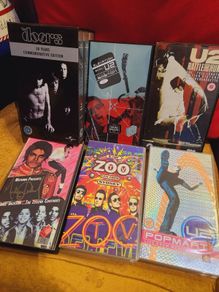 VHS Music Rock x 8 - U2, The Doors, Michael Jackson