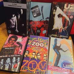 VHS Music Rock x 8 - U2, The Doors, Michael Jackson