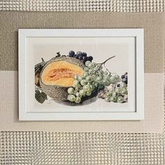 Laminate Glossy 280gsm Canvas Poster A4 Size Featuring Fruits by Michiel van Huysum (1714-1760) from The Rijksmueum