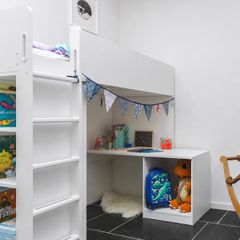 Bunk bed with desk. IKEA.