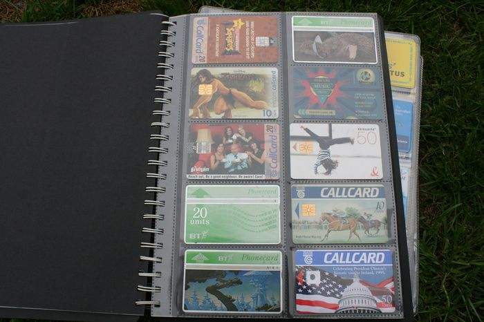 Vintage Call Cards collection of  over 300  international calling cards