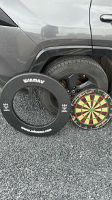 dart board and surround