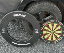dart board and surround