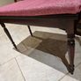 Mahogany Wooden Bench Image 6