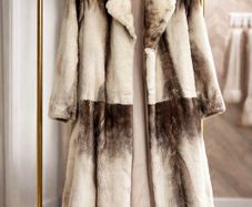 mink real fur coat