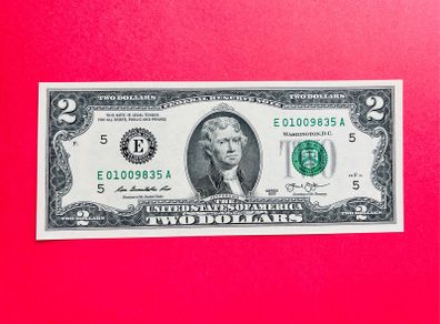 Usa  2  Dollars   2013   Letter  ( E  5 )  RICHMOND ( Uncirculated )