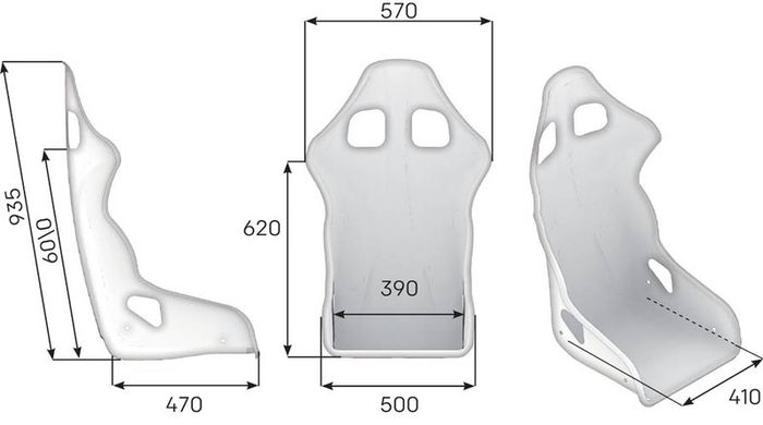 Omp Trs-x Bucket Seat