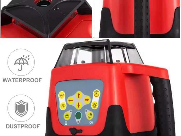 360 Rotary Laser Level Auto Self-Leveling 5 Degrees W/ Tripod Staff Nivel Laser Construction Tool for Outdoor Industry