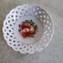 Rare find Small Vintage Schumann Bavaria round  Fruit Bowl , Lattice Edged Schumann Bowls With Fruit and Berries as Trinket dish. Image 6