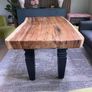 Exceptional Solid Hardwood Live Edge Slab Dining Table 10cm Thick Image 2