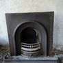 Genuine Victorian Cast Iron Fireplace Insert & Matching Fender Image 2