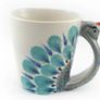 Lucia's Pavo Real Coffee Mug - Fair Trade - Made in Guatemala Image 2