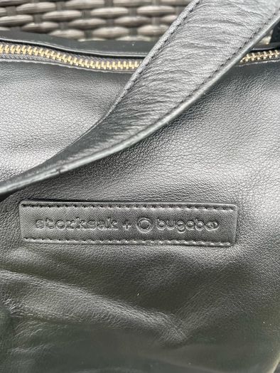 Bugaboo Storksak Leather Bag