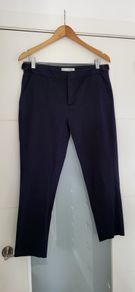 SFERA navy ankle grazer pants with pockets Sz 40 (Fit 10UK)