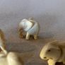 Elephants Ivory set of 6 Image 6