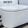 Cersanit Inverto rimless wall-hung toilet bowl, white Image 5