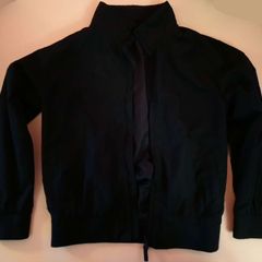 Kids fashionable stylish light jacket in dark navy - size/age 8-10 years - perfect match for a suit - classy coat jumper