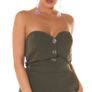 Bandeau Overall with buttons size fits sm m small l Image 8