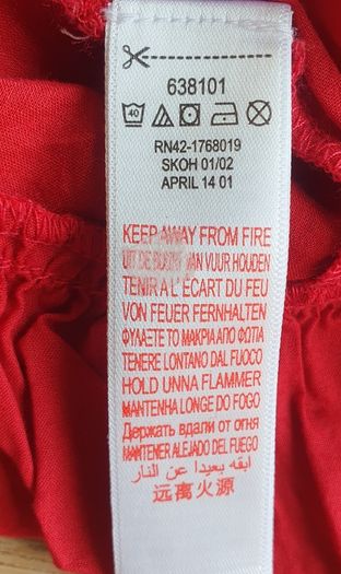 New Tags Beautiful Monsoon Girls Red Embroidered Beaded Skirt 12 to 13Yrs