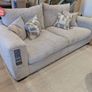 3 Seater Beige Fabric Sofa - Aurora Image 4