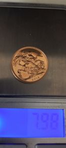 Nice sovereign 2015 in a wooden box