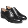 CHEANEY Harrington R Capped Oxford in Black Calf Leather | Rubber Sole Image 5