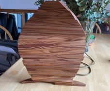 Lamp - timber with moving lathes for you to shape to your liking