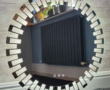 LED Bathroom Mirror Makeup Antifog Dual LED