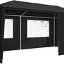 Gazebo 3 x 6 m UV Protection 18 m  Roof Eyelets Water-Repellent 6 Side Panels Stable Festival Marquee Party Tent Window Garden Tent Image 2