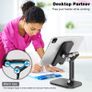 Desk Phone Holder, Angle Height Adjustable Cell Phone Stand, Universal Desktop Phone Stand Tablet Stand Image 7