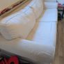White sofa bed with pull-out mattress Image 4
