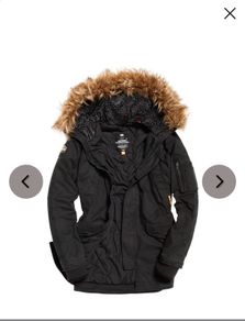 Superdry Military Parka Black