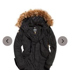 Superdry Military Parka Black