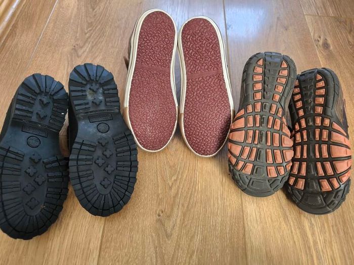 Bundle of 3 Pairs of Boys Shoes (Timberland, Zara, Next)