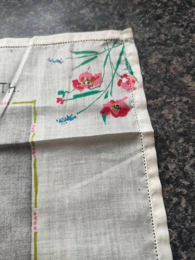 1931 H.R.H Elizabeth Hankerchief