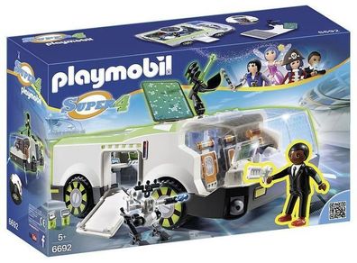 New: Playmobil Super 4 6692 Techno Chameleon Command Vehicle