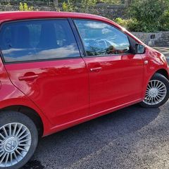 Red Volkswagen up