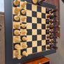 Queen's Gambit chess board and Zagreb pieces Image 9