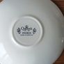 Vintage "Queen's Ingrid" cups with Blue and White floral design with matching saucers  made in England Image 4